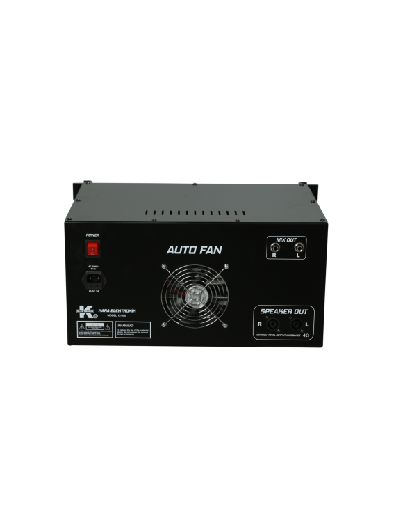 K1000 - 2x500 Watt Stereo Anfi/Mixer